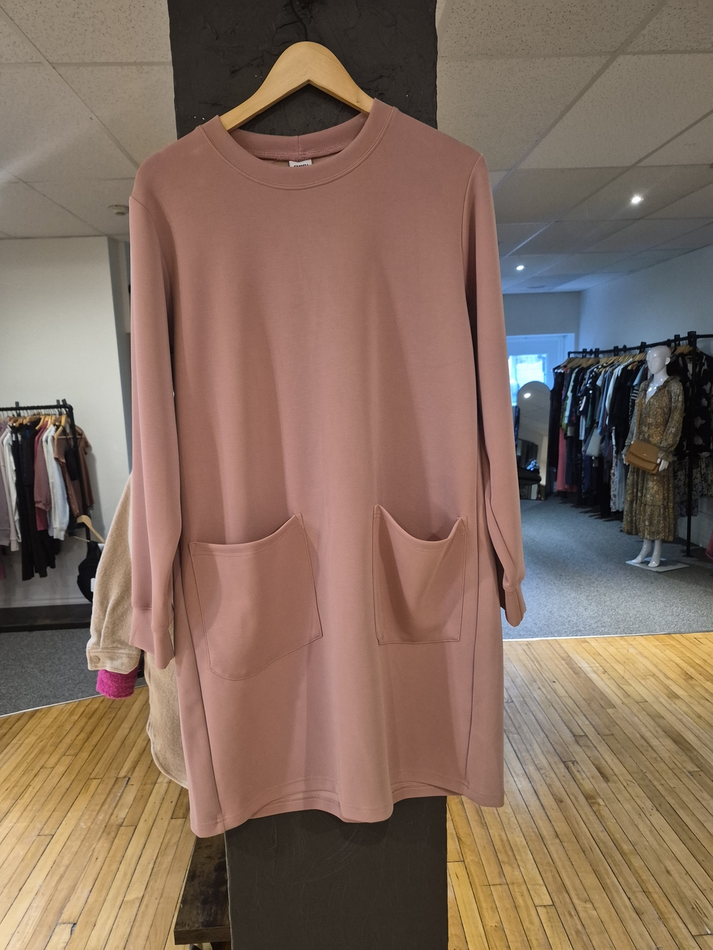 Smash + Tess Rose Long Sleeve Pocket Tunic
